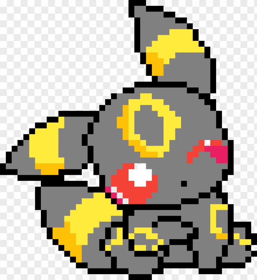 Easy Pixel Art Umbreon