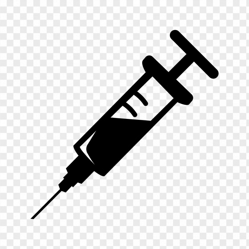 Shot Cartoon Injection Needle PNG