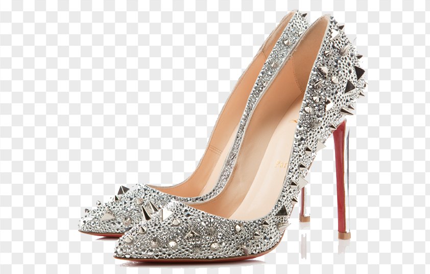 see through louboutin heels