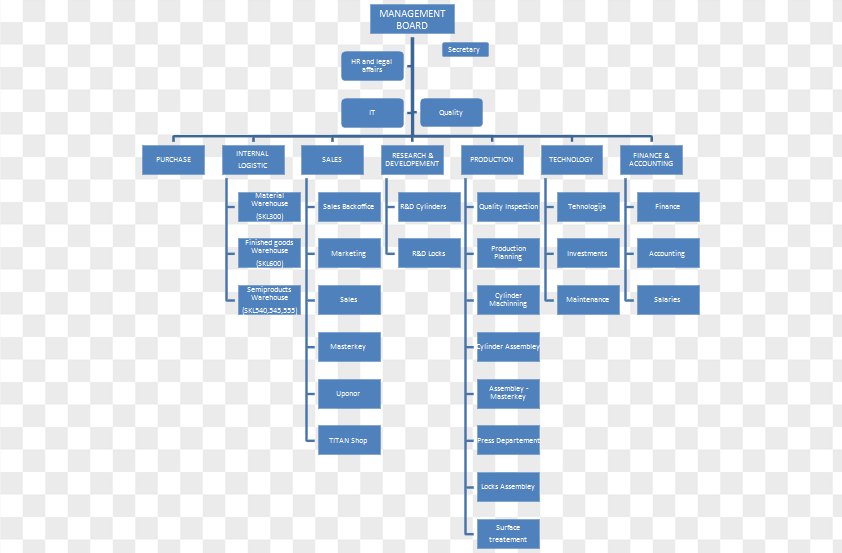 Organizational Chart Structure Diagram Management PNG