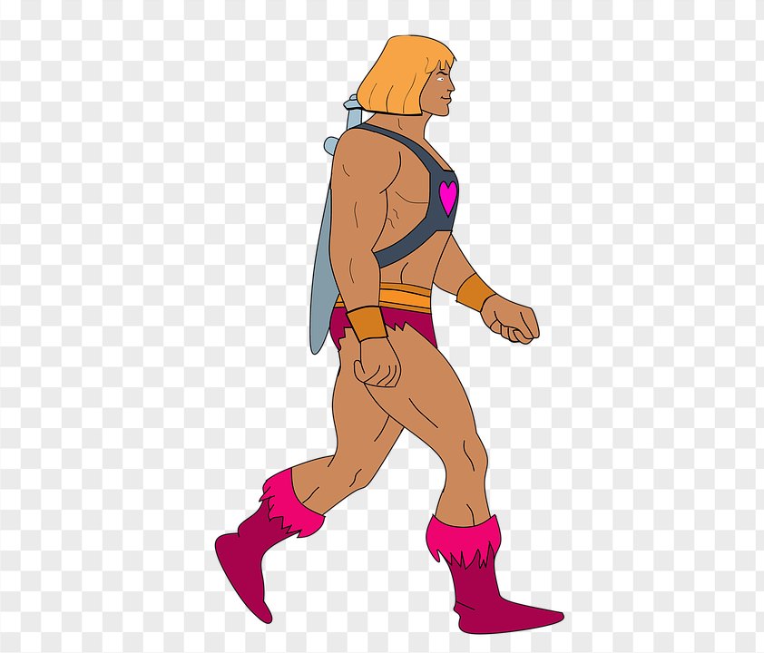 mighty man clipart