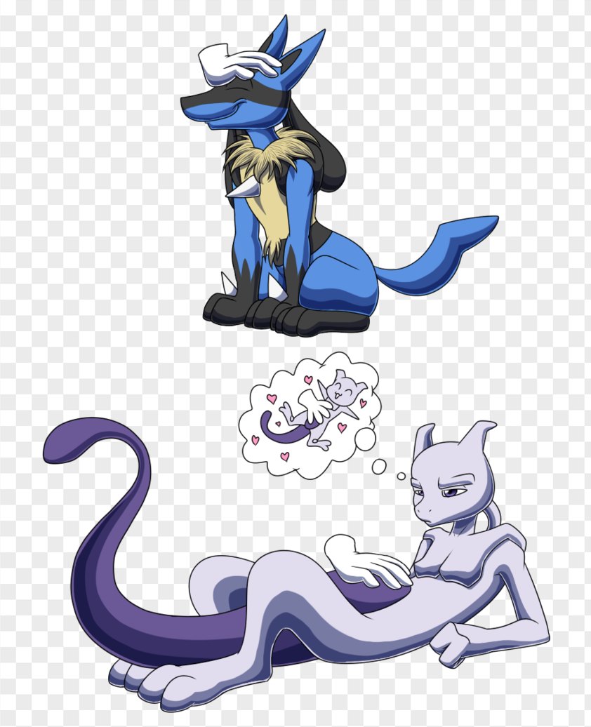 Pokemon X And Y Lucario Mewtwo Riolu Png