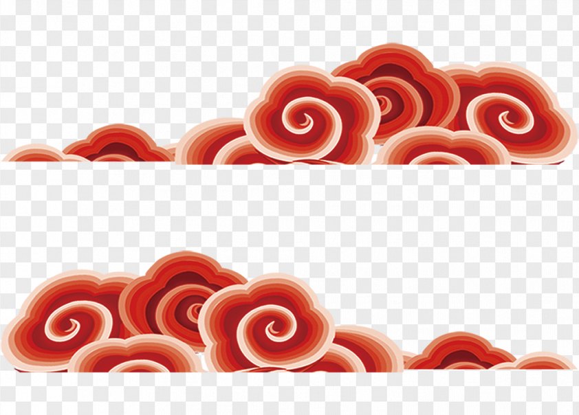Red Clouds PNG