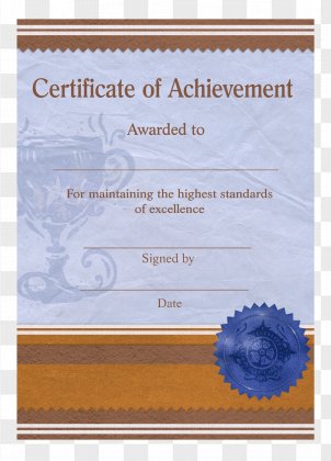 Certificate Template Download PNG